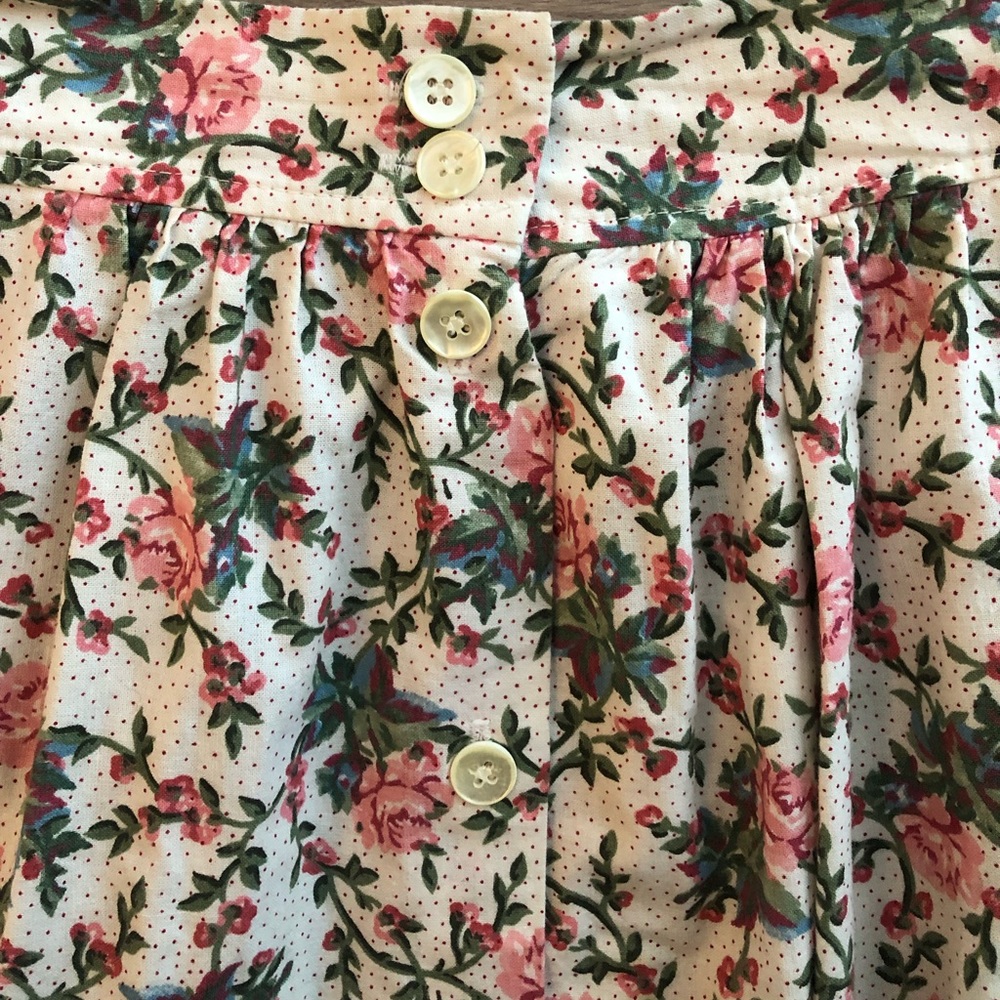 VINTAGE Intentions By Hartwell Floral Skirt Sz L - Picture 2 of 5